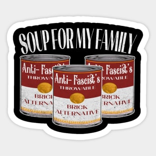 Antifa Soup Sticker